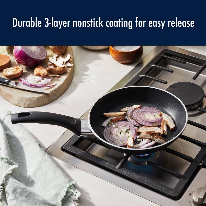 Henckels Everlift 2-pc Traditional Nonstick Fry Pan Set - 8-in & 10-in - Black