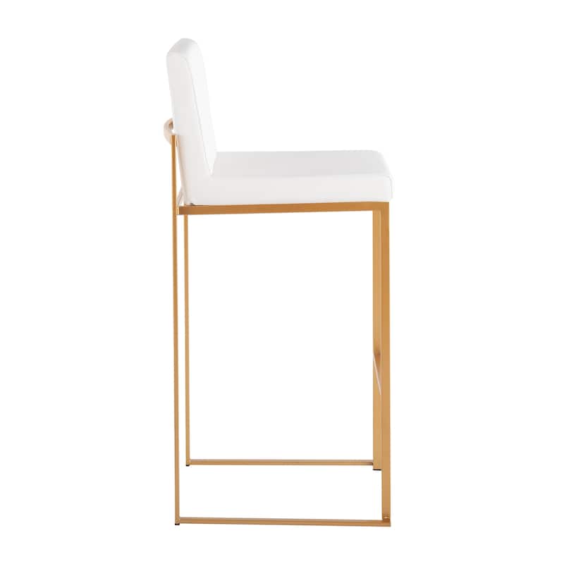 Silver Orchid Forrest High Back Bar Stool - Set of 2