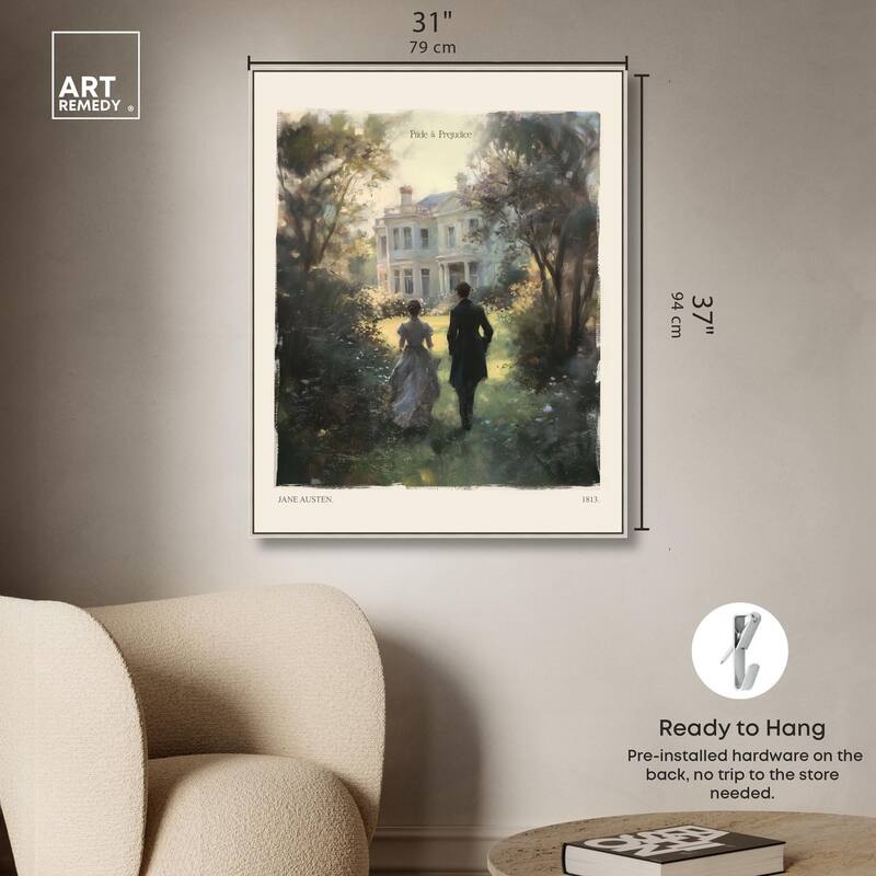 Pride and Prejudice Scene Canvas by Art Remedy