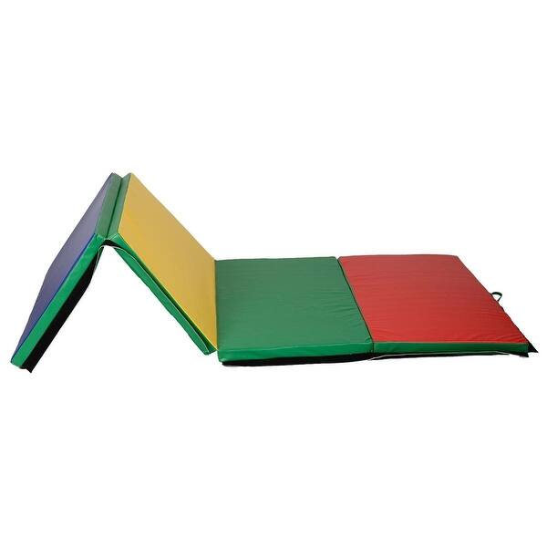 Shop Gymax Multicolor 4 X10 X2 Folding Panel Thick Gym Fitness