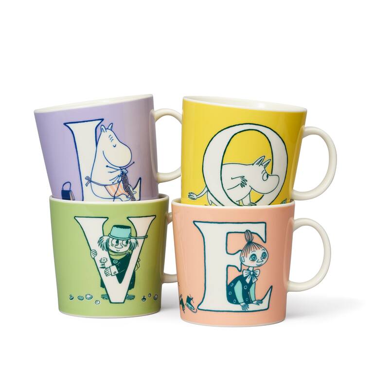 Moomin by Arabia Mug 13.5oz ABC O