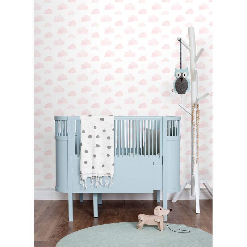 Chesapeake Irie Pink Clouds Wallpaper - 20.9 x 396 x 0.025