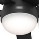 preview thumbnail 6 of 10, Hunter 52" Anslee Ceiling Fan with LED Light and Pull Chain, Modern, Transitional