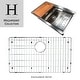 preview thumbnail 9 of 10, Highpoint Collection 30" Zero-Radius Workstation Undermount Stainless Steel Kitchen Sink - 30" x 18" x 10"