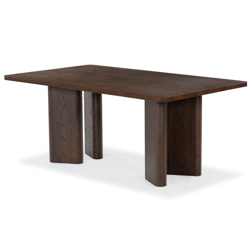 SAFAVIEH Couture Barnard Rectangle Wood Dining Table - 72"W x 42"D x 30"H