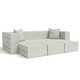 preview thumbnail 6 of 5, Porch & Den California King Convertible Sleeper Sofa and Ottomans