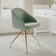 preview thumbnail 43 of 75, Martha Stewart Upholstered Stationary Swivel Home Office Chair