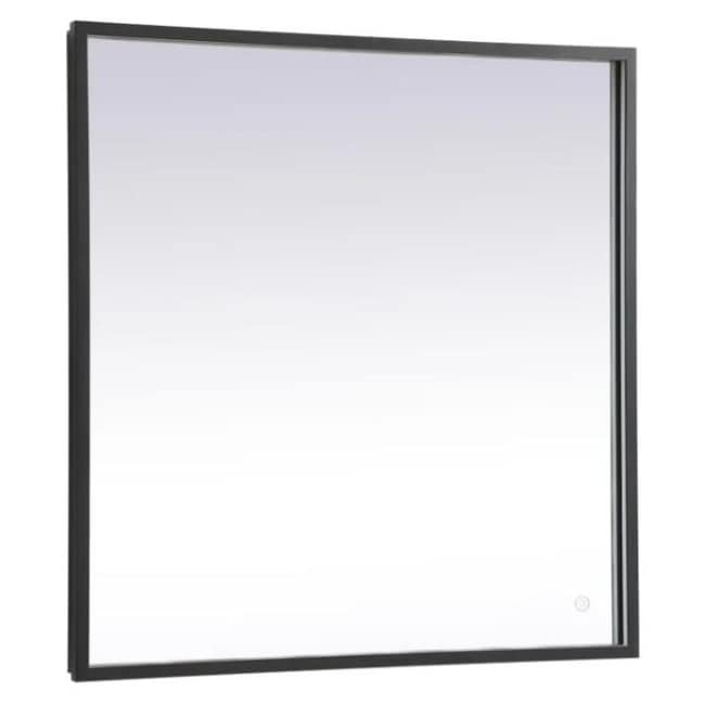 Elegant Lighting MRE63030 Pier 30" W x 30" H Modern Square Aluminum