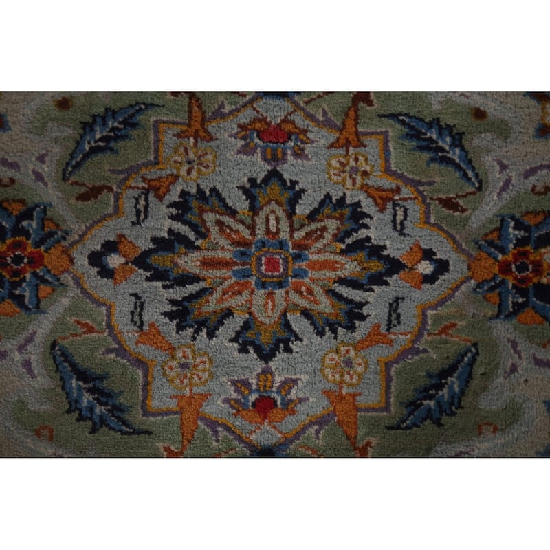 Kashan Persian Traditional Floral Area Rug Hand-knotted Wool Carpet - 9'8" x 12'8"