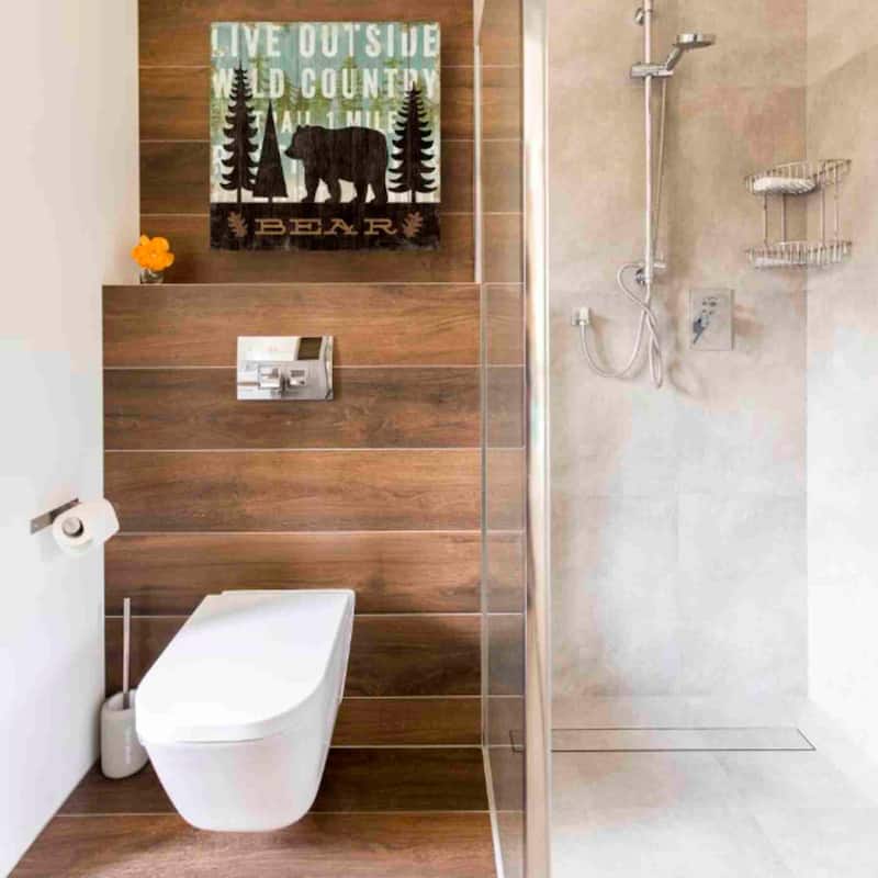 Epic Graffiti 'Simple Living Bear' by Michael Mullan, Canvas Wall Art