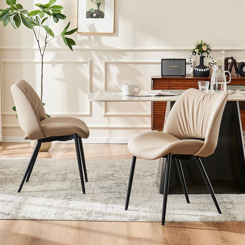 Modern Dining Kitchen Chairs Set of 2 Loads up to 300lbs