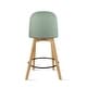 preview thumbnail 11 of 84, Set of 2 Designer Plastic Counter Stools Chair With Backs Side Armless Molded Kitchen Dining Bar Patio Indoor Outdoor Cafe