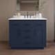 Option Dark Blue / White Quartz Top / Matte Black