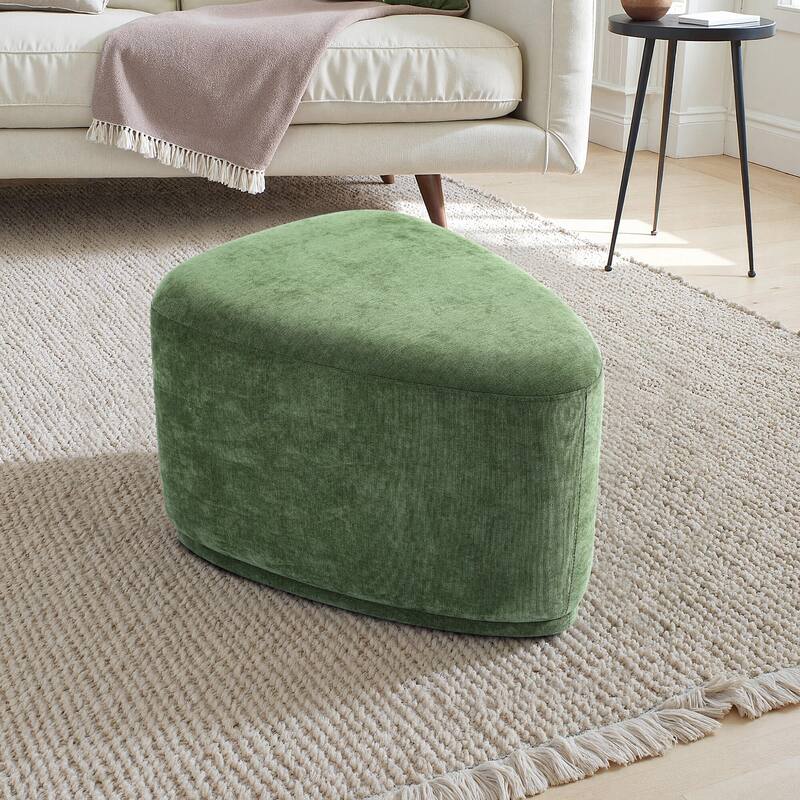 26" Footstools and Ottomans, Modern Fabric Pouf Ottoman