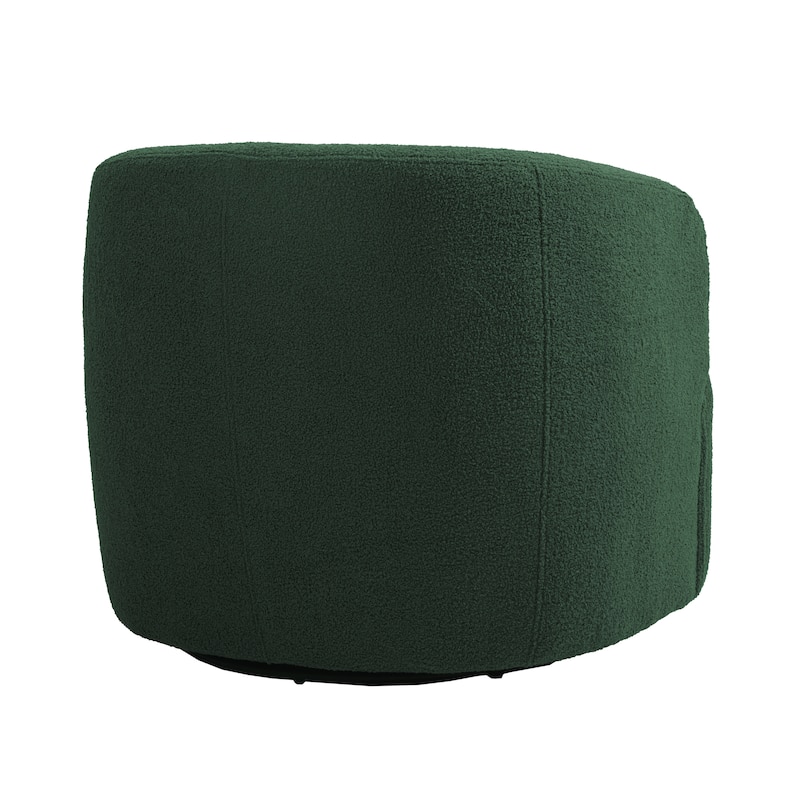 Single Accent Chair Teddy Swivel Barrel Chairs