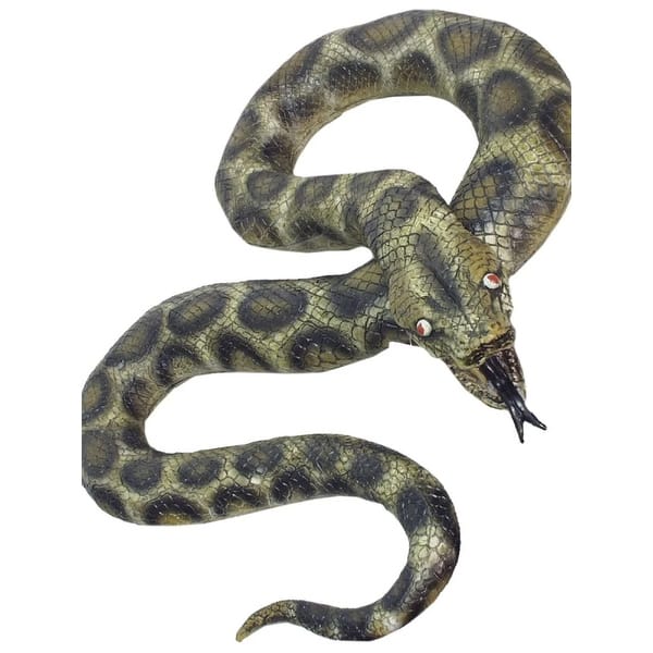 120" Green and Black Python Snake Halloween Costume Accessory - Bed ...