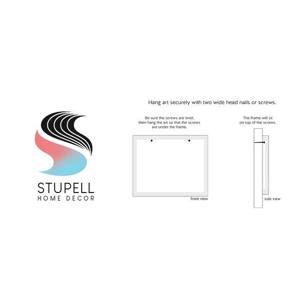 Stupell Salt in Air Sand in Hair Nautical Phrase Framed Wall Art Blue