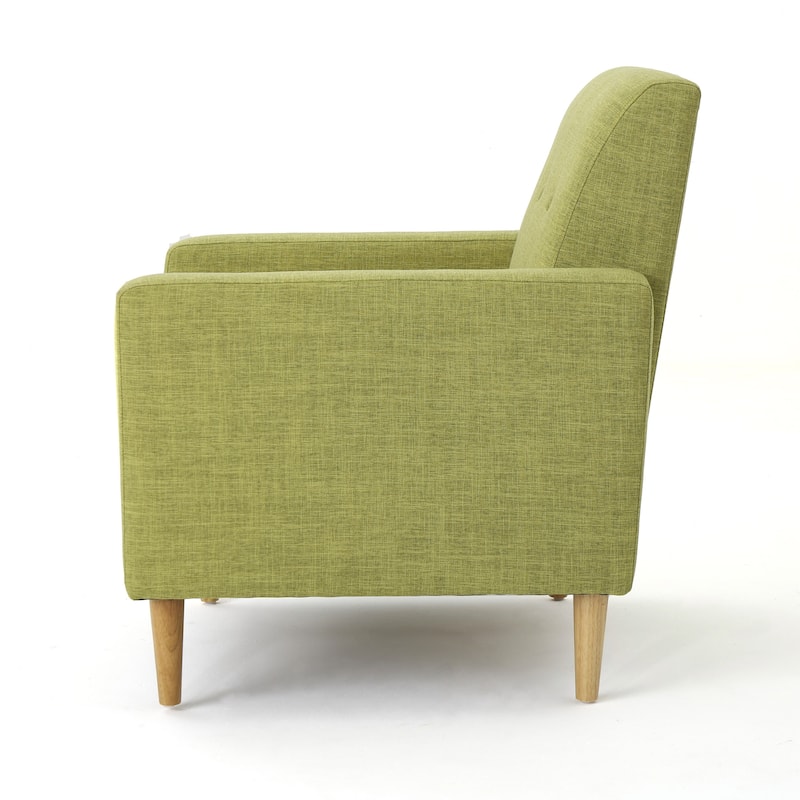 Stylish Upholstered Chair Accent Chair Club Chair Side Chair Green Fabric Chair Vanity Chair Leisure Chair