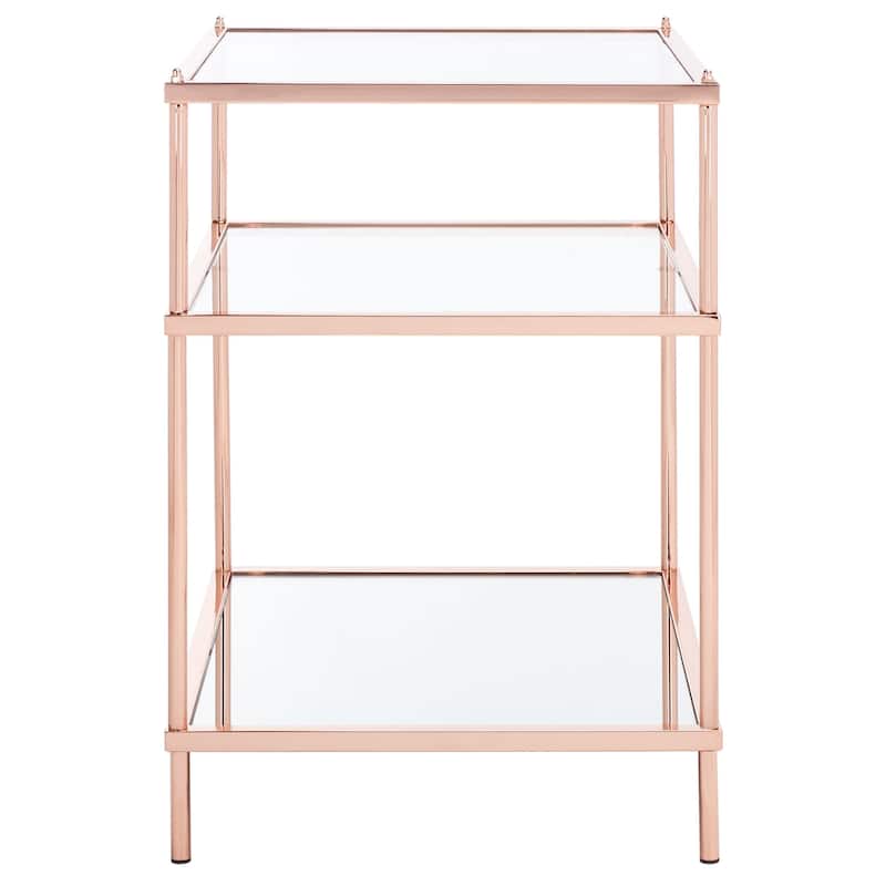 SAFAVIEH Vida 3-Tier Accent Table - 22" W x 18" D x 27" H - 22Wx18Dx27H