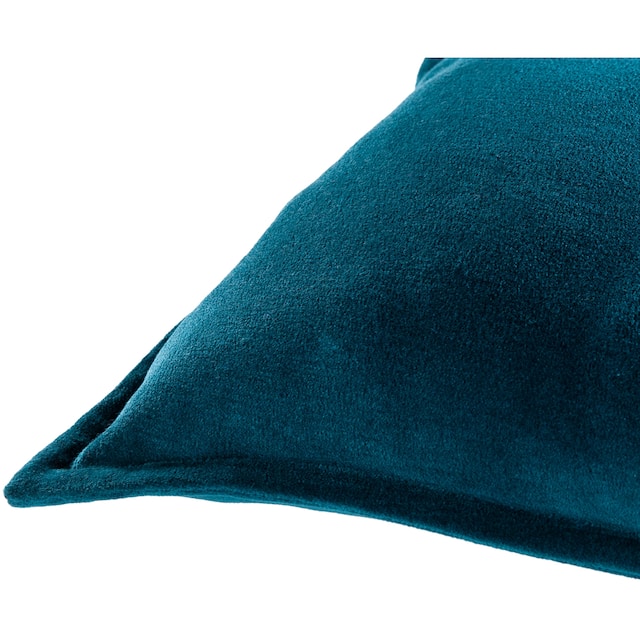 Vianne Solid Cotton Velvet 30-inch Lumbar Throw Pillow
