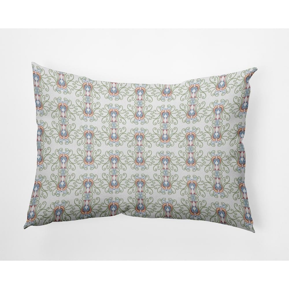 Swirly Decorative Throw Pillow