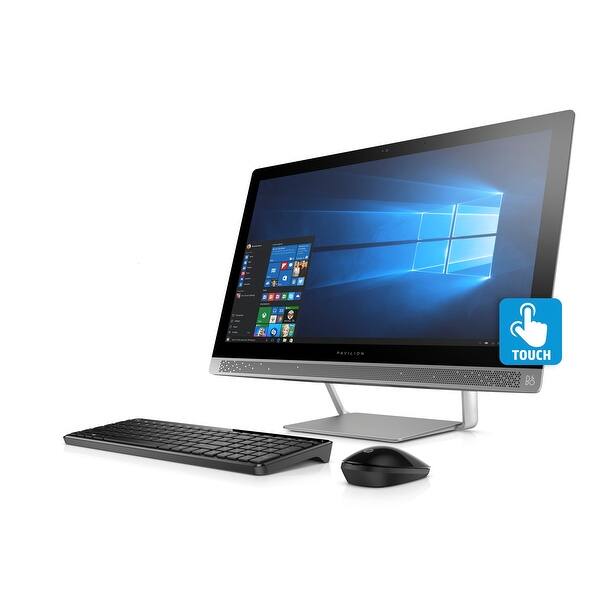 Shop Hp Pavilion 24 B229c Core I5 7400t 12gb 23 8 Full Hd Touch Screen All In One Silver Overstock 17741222