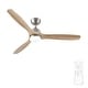 preview thumbnail 38 of 157, YUHAO SylvanAir Modern 52 in. Flush Mount Outdoor/Indoor Ceiling Fan with 3 Solid Wood Blades and DC Reversible Motor SylvanAir Ⅴ52 Inches - Nickel