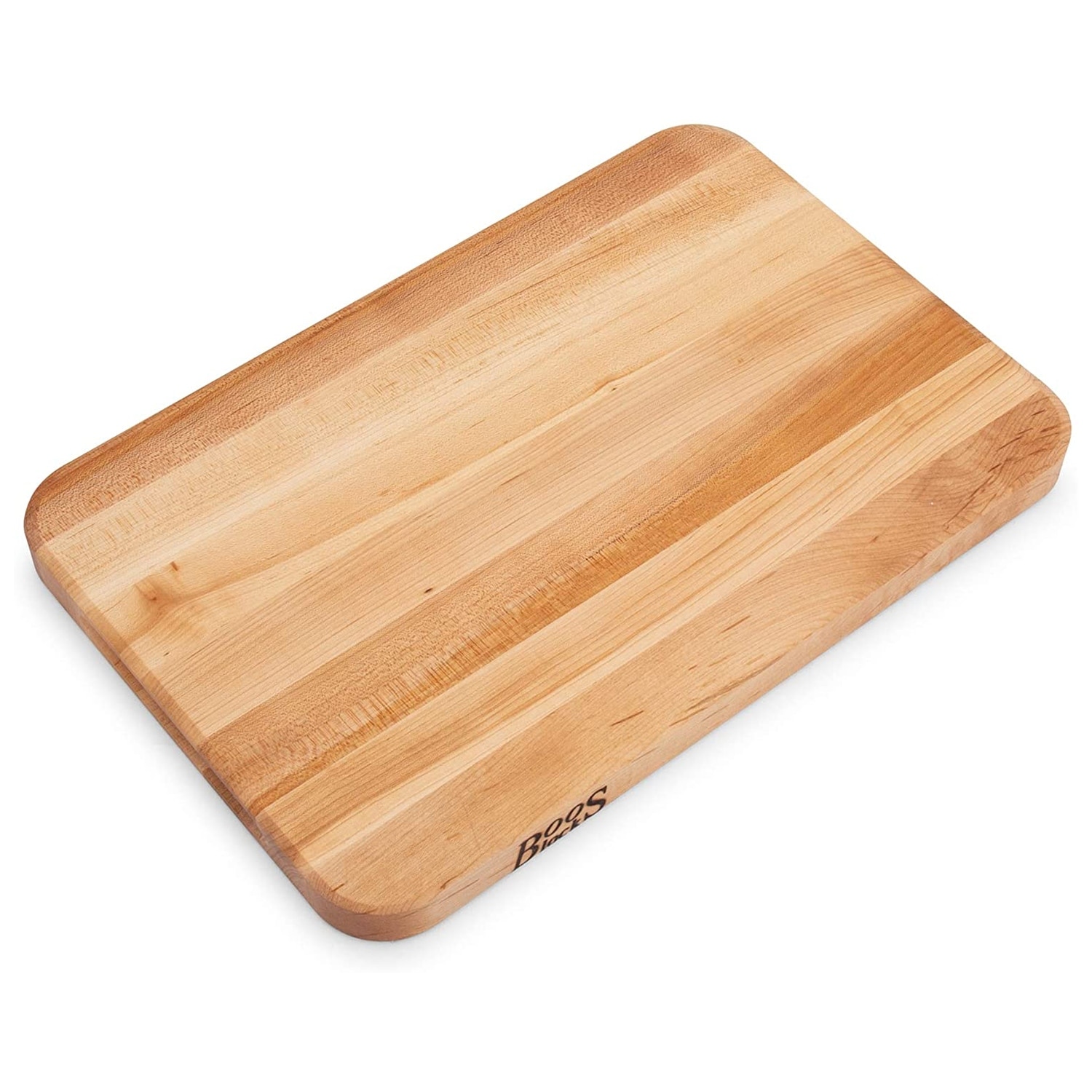 John Boos Maple Wood Cutting Board for Kitchen Prep 24 Inches x 18 Inches,  2.25 Inches Thick Reversible End Grain Rectangular Charcuterie Boos Block