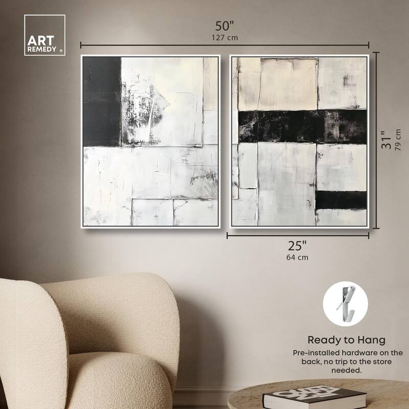 Midnight Canvas Set of 2 by Art Remedy