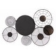 preview thumbnail 18 of 18, Black Metal Handmade Plate Home Wall Decor with Intricate Pattern