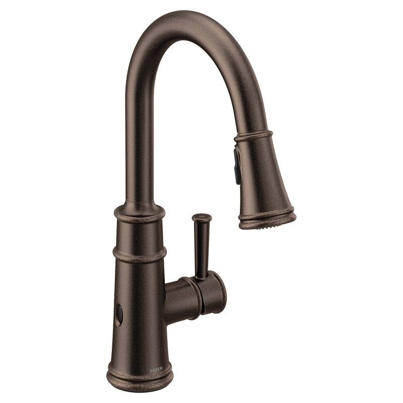 Moen Belfield 1.5 GPM High-Arc Single Handle Kitchen Faucet with - Oil Rubbed Bronze