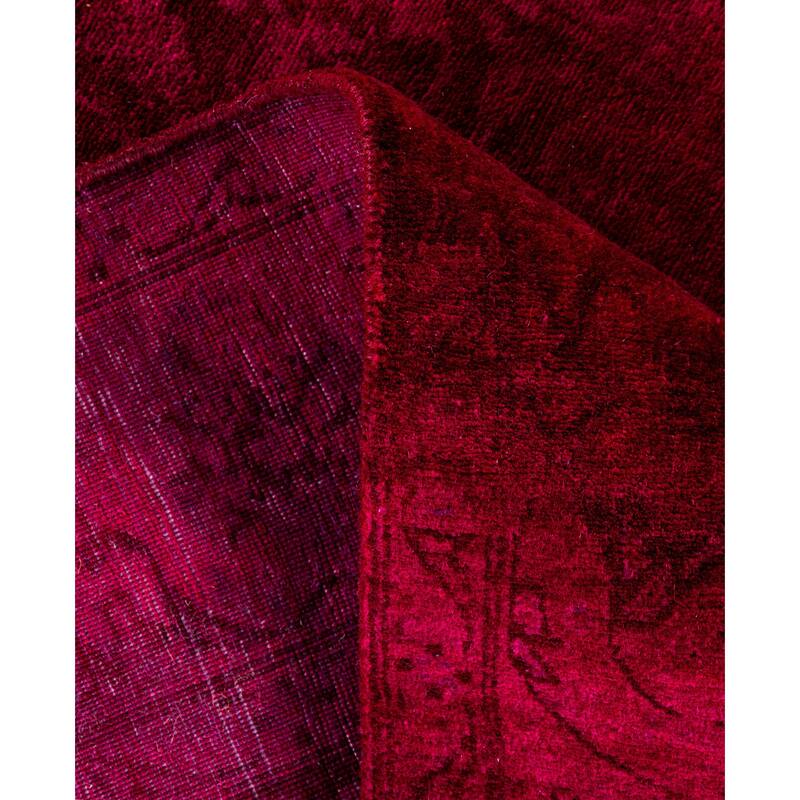 Overdyed One-of-a-Kind Hand-Knotted Area Rug - Pink - 4' 7" x 6' 10"