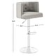 preview thumbnail 21 of 28, SAFAVIEH Couture Zayna Adjustable Barstool. - 21.3"x22.1"x44.1"