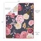 preview thumbnail 3 of 7, Lambs & Ivy Secret Garden Luxury Floral 3-Piece Cotton Sateen Crib Bedding Set