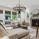 preview thumbnail 28 of 29, Modern Farmhouse Candle Chandelier Black Large Wagon Wheel Chandeliers