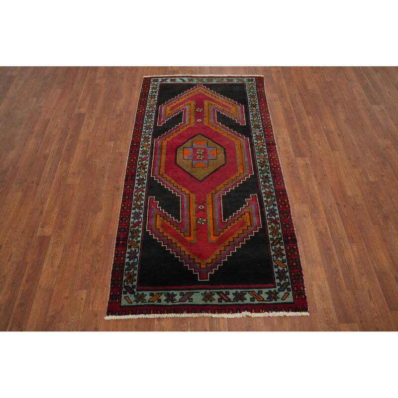 Hand Knotted Oriental 100% Wool Carpet Traditional Tribal Pink Tabriz Area Rug - 6' 0'' X 3' 2''