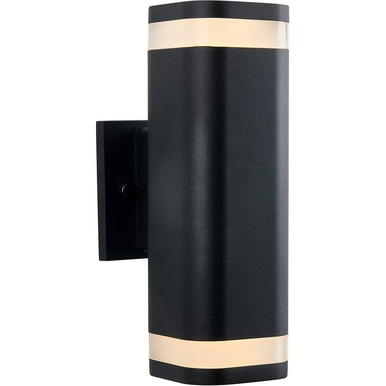 Artika Mettle 3-Way Stream LED Indoor/Outdoor Wall Light, Black