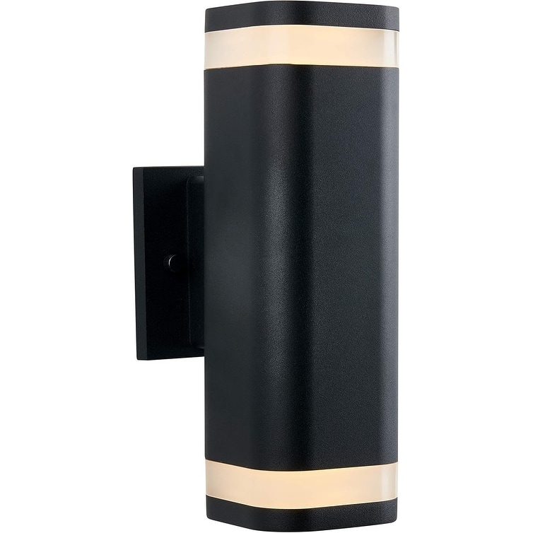 Artika Mettle 3-Way Stream LED Indoor/Outdoor Wall Light, Black