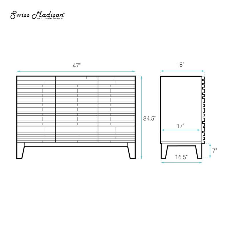 Cascade 48" Freestanding Bathroom Vanity Cabinet Without Top In White Oak - 48