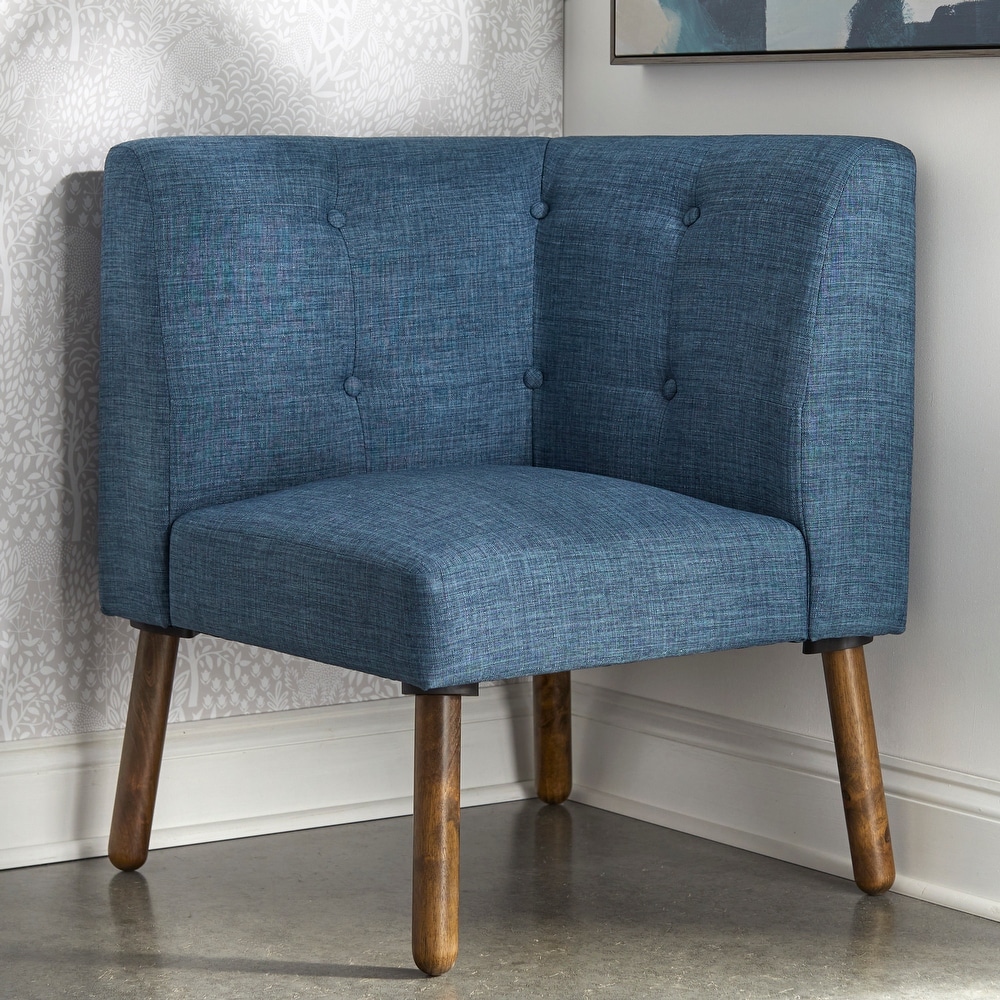 Teal shop corner chair