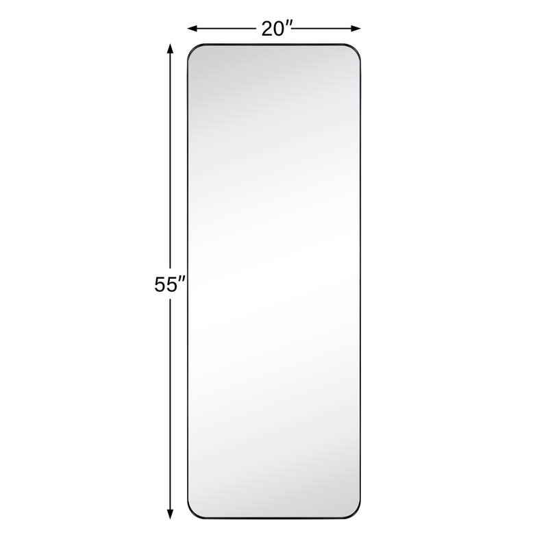 TEHOME Full Length Metal Framed Floor Mirror