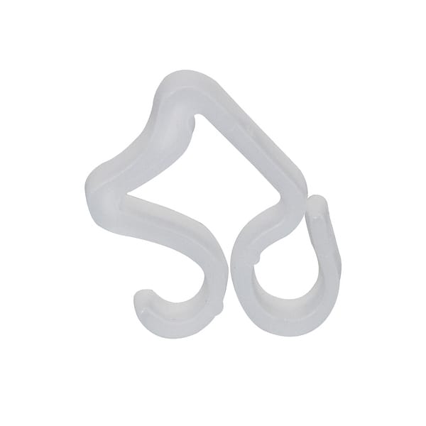 50ct Clear White Outdoor Christmas Light Shingle Speed Tabs 3" Bed