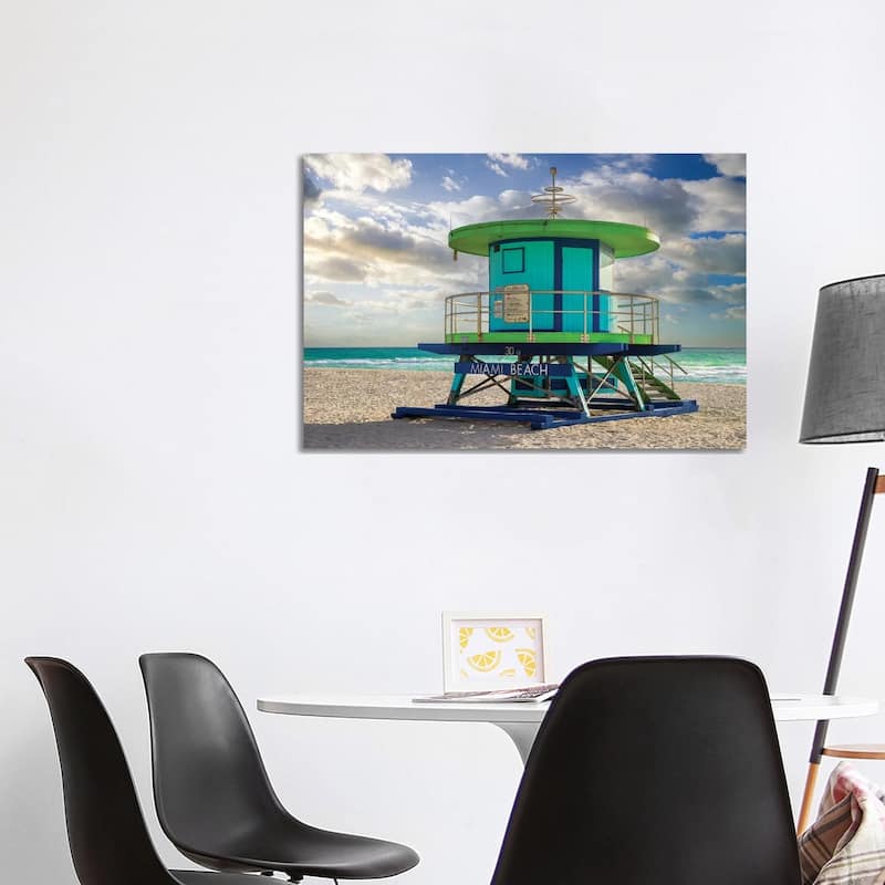 iCanvas "Miami Beach Blues, Florida" by Susanne Kremer Canvas Print - 26x40x1.5