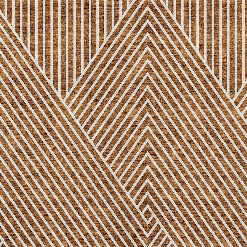 HomeRoots Geometric Transitional Rectangle Outdoor Rug