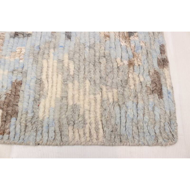 ECARPETGALLERY Hand-knotted Tangier Ivory Silk, Wool Rug - 8'3 x 9'10