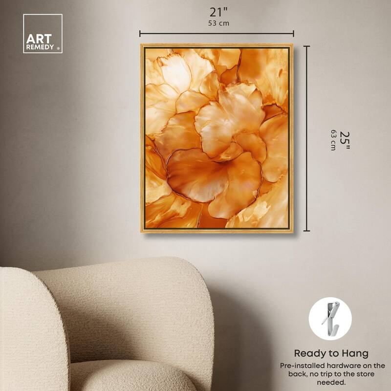 Sunlit Bloom II Canvas by Art Remedy