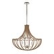preview thumbnail 6 of 9, Uttermost Lovelock 4 Light Rope Empire Chandelier - 27.5"W x 27.5"D x 24.25"H