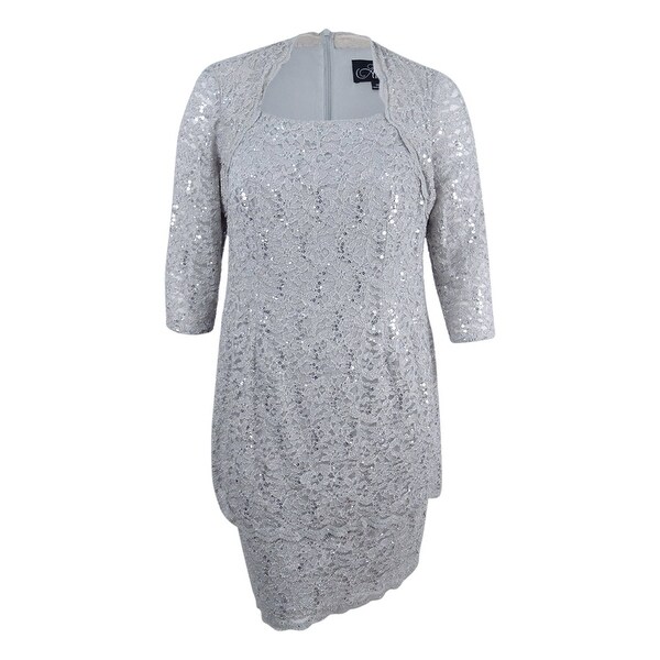 plus size lace shift dress