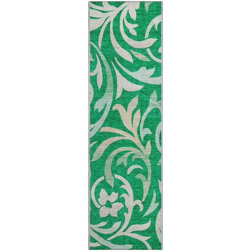 Premium Washable Super Soft Contempory Scroll Mayfield Rug