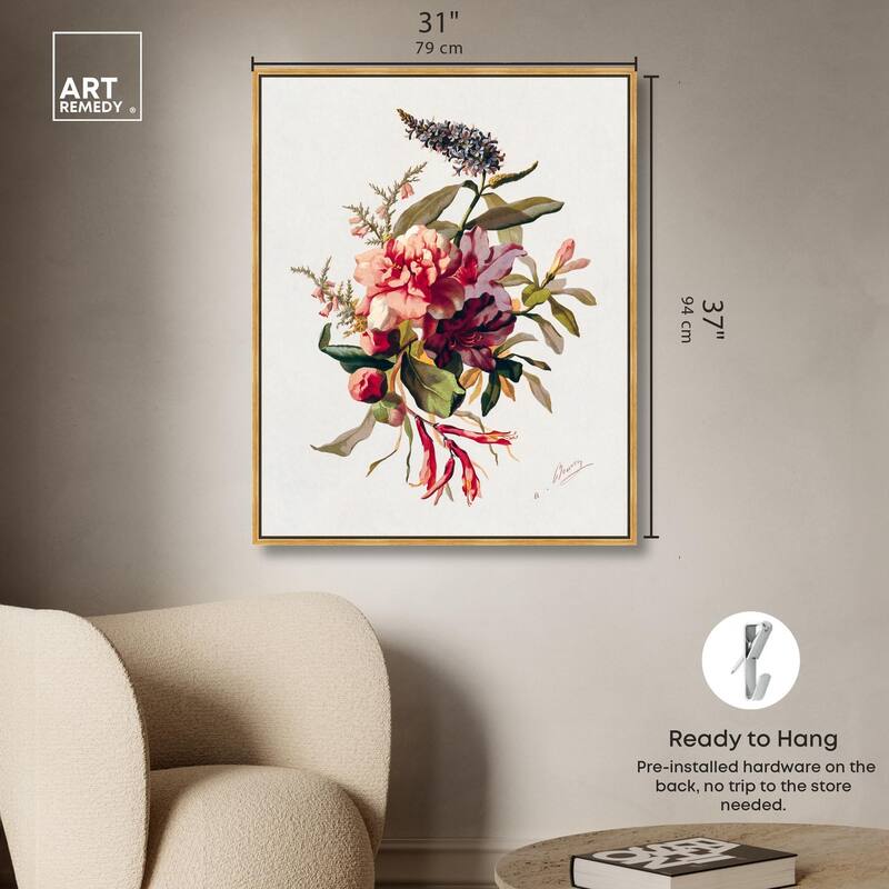 Winter-Flowering Plants Canvas by Art Remedy